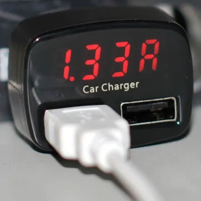 3-in-1 Car Multimeter, Thermometer, and USB Charger, 3.1A DC 12V, accessories and smart devices ad in Riga 5