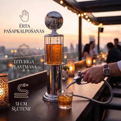 Alcohol server (beer, wine, vodka), furniture and interior, lighting ad in Riga 3