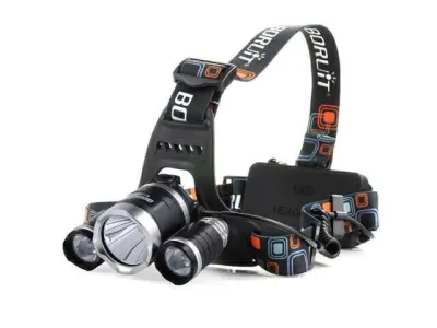 LED Headlamp 3000 LM Black + Batteries and Charger, furniture and interior, lighting ad in Riga 8