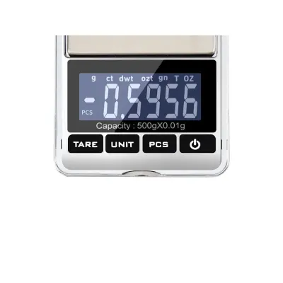 Elektroniskie svari 500g / 0,01g, LED, AUTO OFF, 6 mērvienības, mēbeles un interjers, apgaismojums sludinājums Rīgā 8