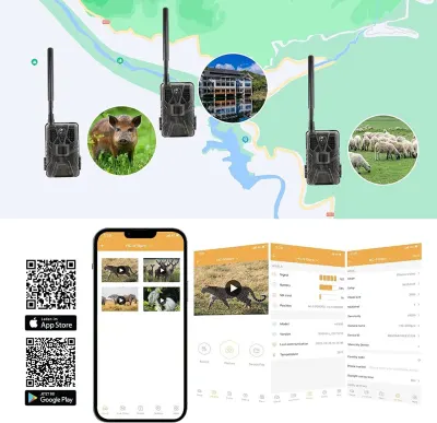 Suntek HC-910Pro 4G Game Camera with 4K Live Streaming, 36 MP,  animal feed, products and services ad in Riga 5