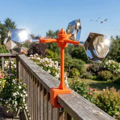 Rotating Bird Repeller for Gardens and Fruit Trees - Starlings, gulls, sparrows..., furniture and interior, lighting ad in Riga 2