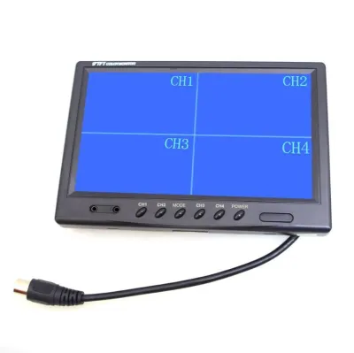 Car monitor for 4 cameras; displays all feeds simultaneously (9 inches, 12/24 V), video and security systems ad in Riga 5