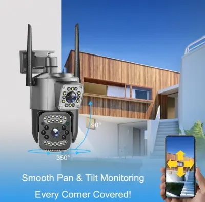 IP-камера для наружной установки с двумя объективами и 10-кратным цифровым зумом (iCam 365)..., видеонаблюдение и системы безопасности ad в Риге 5