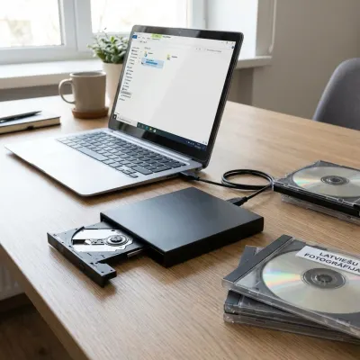 Ārējais USB CD/DVD atskaņotājs, CD rakstītājs, tv un elektronika sludinājums Rīgā 1
