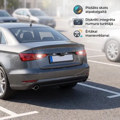 SPECIAL OFFER. Car rearview camera mounted on the license plate holder, video and security systems ad in Riga 3