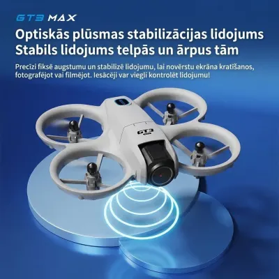 Дрон GT3 MAX 8K FPV с двумя камерами, Wi-Fi 5G и системой обхода препятствий в трёх направлениях, видеонаблюдение и системы безопасности ad в Риге 10