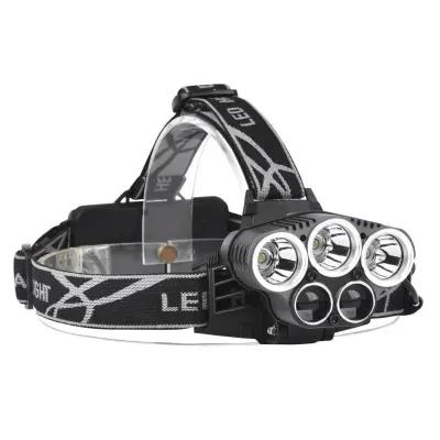 ULTRA Ultra-Bright Headlamp, 80,000 LM, 5X X-XM-L T6 LED, Rechargeable, with 5 Modes, furniture and interior, lighting ad in Riga 3