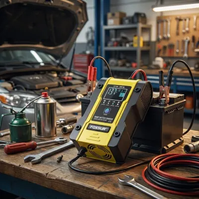 Smart 12V/24V Battery Charger with LCD Display, accessories and smart devices ad in Riga 4
