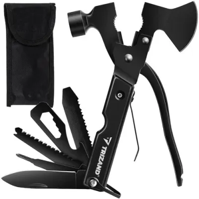 Versatile 17-in-1 Multifunctional Tool: Knife, Saw, Hammer, Steel, for Camping, sports activities, equipment, accessories ad in Riga 7