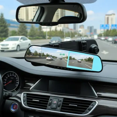 Car dashcam with 2 cameras (1080p, HD, front and rear cameras, 2 lenses...), video and security systems ad in Riga 2