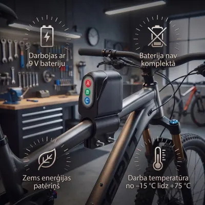 Bicycle Alarm, 105 dB, sports activities, equipment, accessories ad in Riga 3