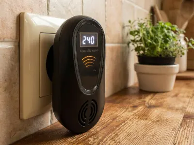 Ultraskaņas kaitēkļu atbaidītājs 40W, 15x9,5cm, CE sertifikāts, mēbeles un interjers, apgaismojums sludinājums Rīgā 2