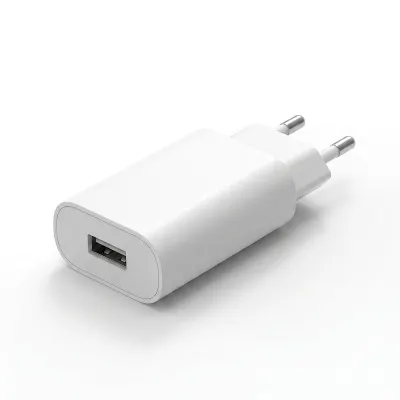USB lādētājs mazjaudas ierīcēm ar ES spraudni, 5 V / 1 A, 5 W