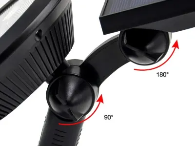 Solar Garden Light, 7 Colors, 9 LED RGBW, IP55, 5.5V, Automatic On/Off, furniture and interior, lighting ad in Riga 4