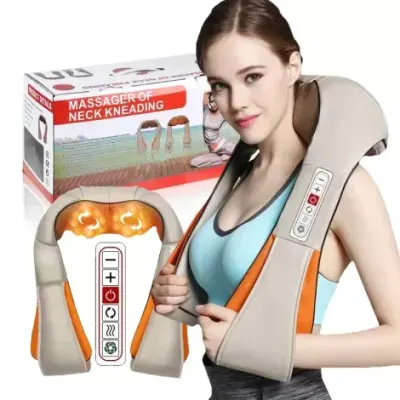 Electric neck and shoulder massager with a heat function, optics, hearing aids, health aids ad in Riga 6