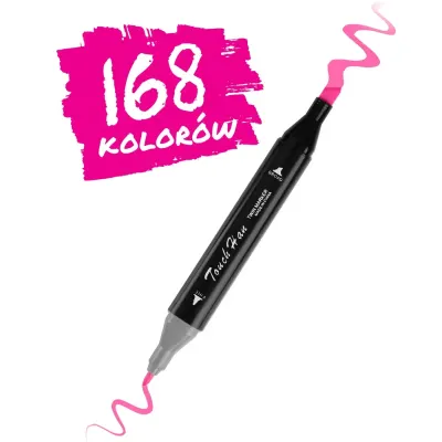 Набор двусторонних спиртовых маркеров в сумке, 168 шт., игрушки ad в Риге 8
