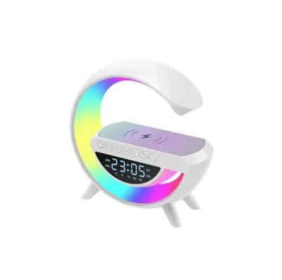 Bezvadu telefona lādētājs ar Bluetooth skaļruni, modinātāju un RGB lampu, aksesuāri un viedierīces sludinājums Rīgā 4