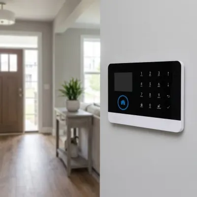 GSM Wireless Home Security 4G GPRS Alarm System, video and security systems ad in Riga 2
