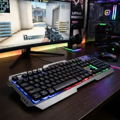 "Geimeriem" Computer Keyboard with LED Backlighting, furniture and interior, lighting ad in Riga 2
