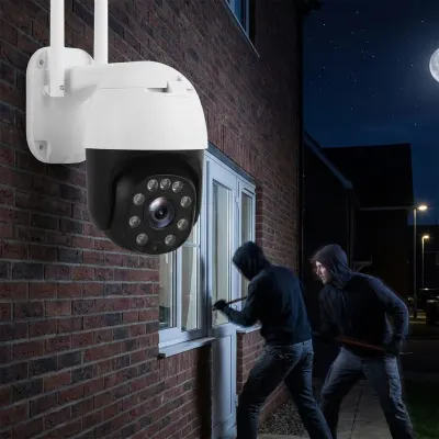 5x Zoom, 4G Video Surveillance Camera with SIM Card (5MP camera, controllable from..., video and security systems ad in Riga 2