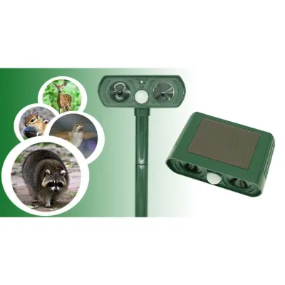 Ultrasonic animal repeller, solar-powered,  animal feed, products and services ad in Riga 7