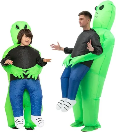 Inflatable Alien Costume Made of Polyester – Halloween Gadget, furniture and interior, lighting ad in Riga 7