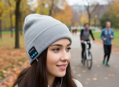 SALE - Wireless Bluetooth hat with built-in headphones and microphone (USB..., accessories and smart devices ad in Riga 3