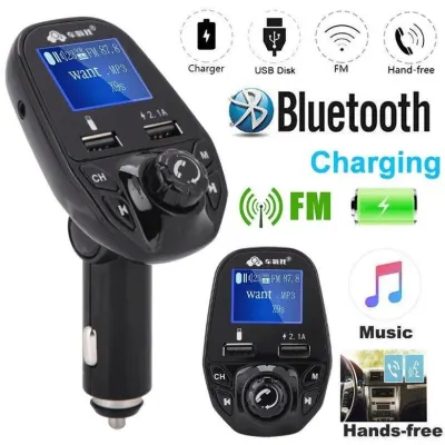 Bluetooth Wireless Car FM Modulator/Transmitter, MP3 Player with 2..., accessories and smart devices ad in Riga 1