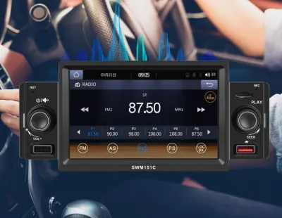Automašīnas radio LCD + kamera, CarPlay SWM151C - (Android -Auto 5 collu, MP5..., video un drošības sistēmas sludinājums Rīgā 3