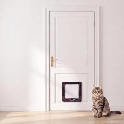 Kaķu un suņu durvīņas 20 × 19 × 2 cm, brūnas, barība, preces un piederumi sludinājums Rīgā 1