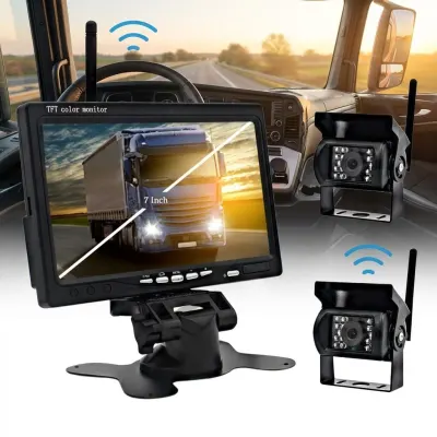 2-Piece Wireless Rearview Camera Set Plus 7-inch Monitor, video and security systems ad in Riga 7