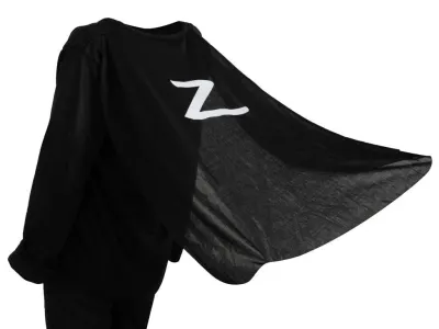 Zorro Costume (multi-piece costume, sizes S, M, L), furniture and interior, lighting ad in Riga 7