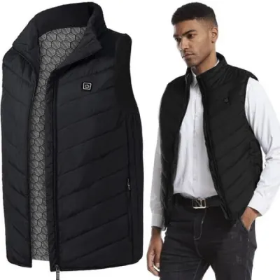 Apsildāmā veste ar USB unisex M izmērs medniekiem makšķerniekiem tūristiem, sporta nodarbības, inventārs, piederumi sludinājums Rīgā 5