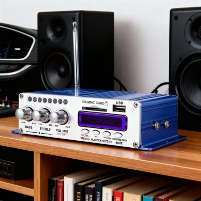 200W 12V Mini Hi-Fi pastiprinātājs, tv un elektronika sludinājums Rīgā 2
