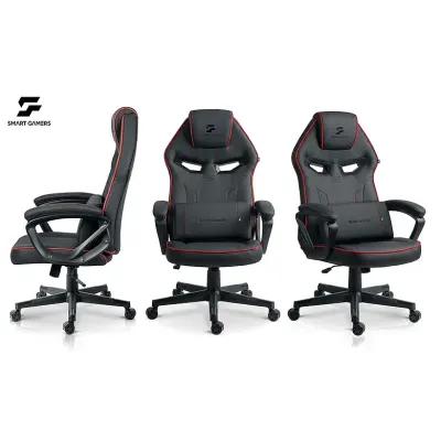 Melns ergonomisks gaming datorkrēsls ar jostasvietas spilvenu līdz 120 kg, mēbeles un interjers, apgaismojums sludinājums Rīgā 7