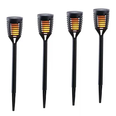 Solar-powered garden lights, 4-pack, 41 cm, furniture and interior, lighting ad in Riga 5