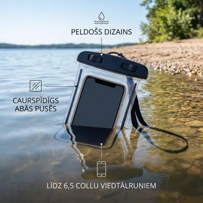 Water-resistant phone case, accessories and smart devices ad in Riga 2