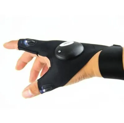 Black LED work glove with lighting, waterproof, 30 cm, furniture and interior, lighting ad in Riga 2