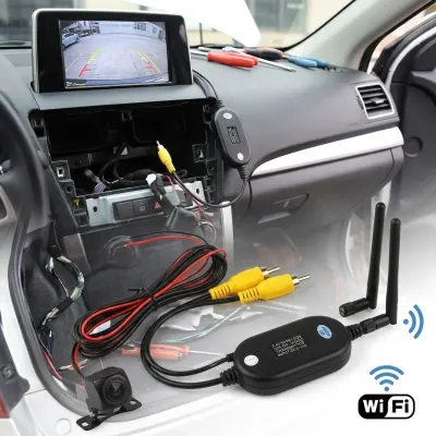 Wireless Wi-Fi module (2 pcs.) for car cameras (12 V, 50 m range), networking and internet equipment ad in Riga 4