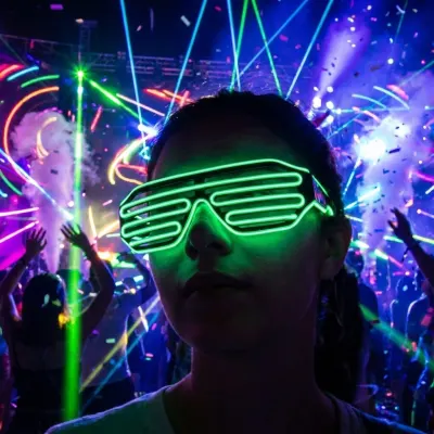 Led spīdošās brilles, dažādās krāsas, mēbeles un interjers, apgaismojums sludinājums Rīgā 3
