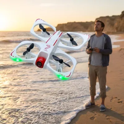 Safe Drone 4K RC with 6-Axis Stabilization and High-Resolution Camera for Photos and..., video and security systems ad in Riga 4