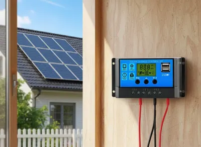 60 А, 12/24 В. Контроллер для солнечных батарей — Solar Controller с ЖК-дисплеем, сетевое оборудование ad в Риге 4