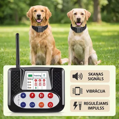 Training system for 2 dogs with a radio collar function – up to 500 m, tv and electronics ad in Riga 6