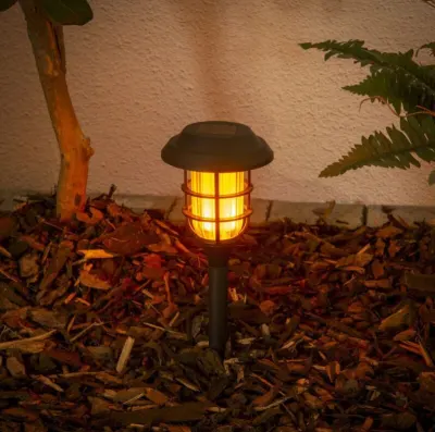 Solar-Powered Garden Lanterns, Set of 3 (Flame Effect), furniture and interior, lighting ad in Riga 4