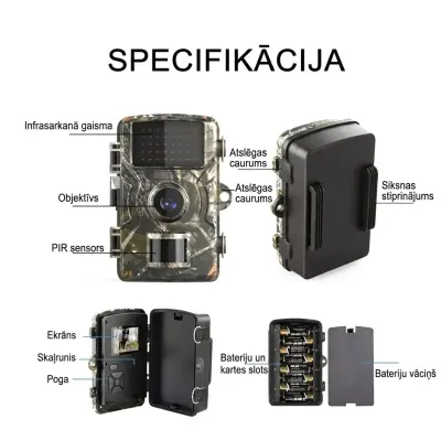 Mini Forest Camera (16MP, LCD screen, photo/video) game camera, video and security systems ad in Riga 8