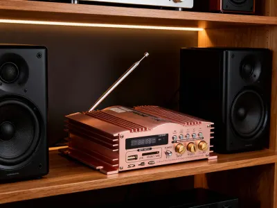 200W 12V Mini Hi-Fi pastiprinātājs, tv un elektronika sludinājums Rīgā 1