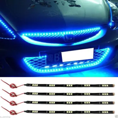 Automašīnas LED salona lente 3m 12V 6 krāsas balta dzeltena sarkana zaļa, mēbeles un interjers, apgaismojums sludinājums Rīgā 2