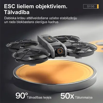 SkyMaster S156 4.5-inch HD Pro Drone with Optical Flow and Two Cameras, toys ad in Riga 9