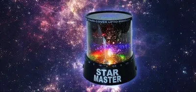 Star Master Children's Night Light and Star Projector, 10.8 cm, Black, toys ad in Riga 1